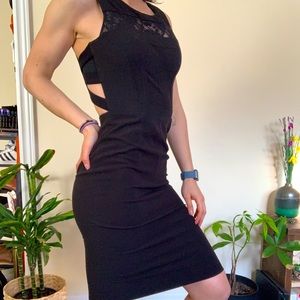 BCBG Classy black dress!